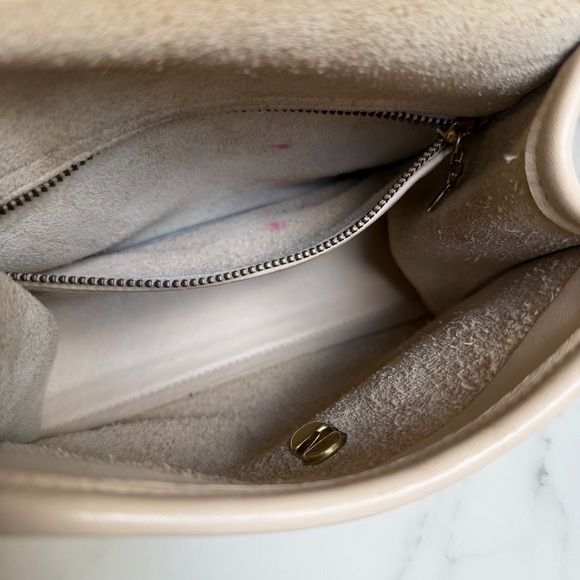 COACH Vintage Regina Top Handle Satchel Turnlock Crossbody Bag 9983 Bone Leather - Picture 7 of 16